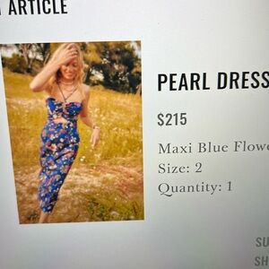 Sézane Pearl dress NWT Never worn Size 34 or Xs